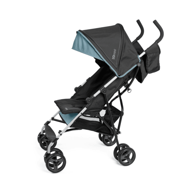 Summer by  3D Mini Convenience Stroller – Lightweight Stroller with Compact Fold, Multi-Position Recline, Canopy with Pop Out Sun Visor – Umbrella Stroller for Travel and More, Slate Grey - Image 6