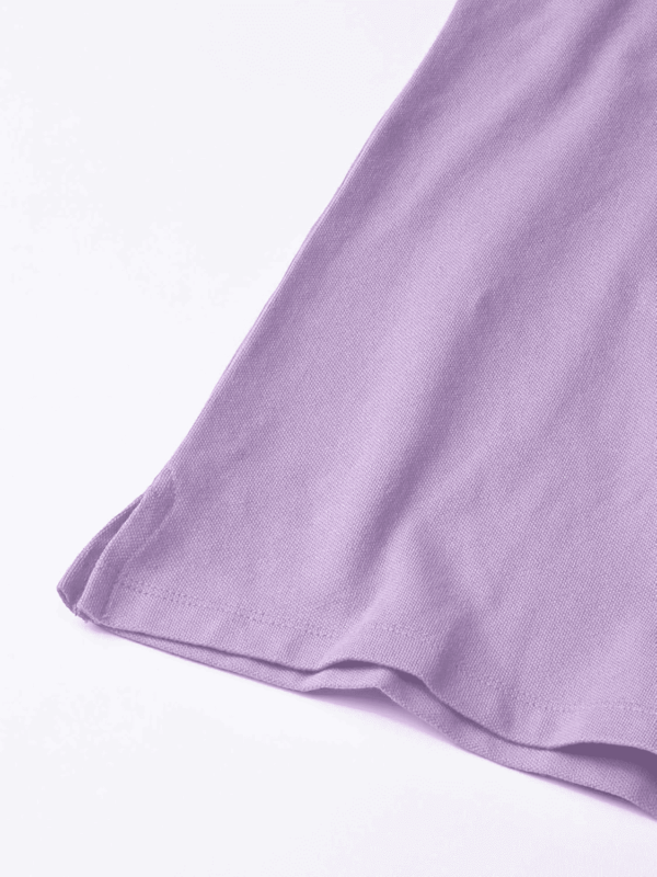 Girls' Short Sleeve Ruffle Pique Polo - Image 3