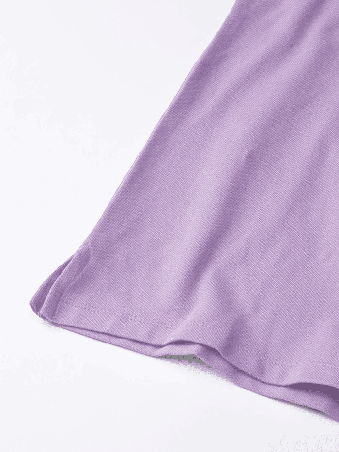 Girls' Short Sleeve Ruffle Pique Polo - Image 3