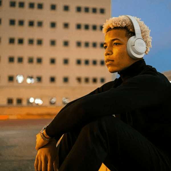 Tune 720BT - Wireless Over-Ear Headphones with  Pure Bass Sound, Bluetooth 5.3, up to 76H Battery Life and Speed Charge, Lightweight, Comfortable and Foldable Design (White) - Image 2