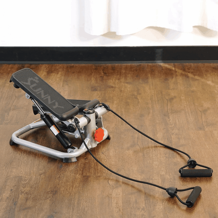 Mini Steppers for Exercise at Home, Stair Step Workout Machine, Full Body Cardio Equipment, with Optional Free Sunnyfit App Connection and Resistance Band - Image 9