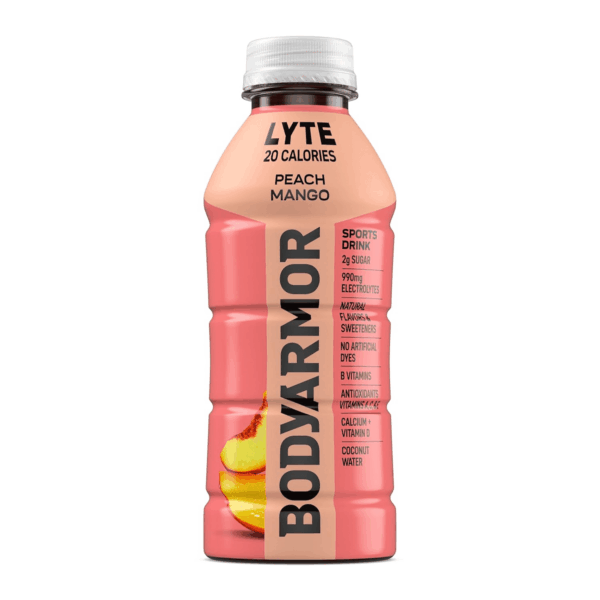 LYTE Sports Drink Low-Calorie Sports Beverage, Peach Mango, Coconut Water Hydration, Natural Flavors with Vitamins, Potassium-Packed Electrolytes, Perfect for Athletes, 16 Fl Oz (Pack of 12) - Image 9
