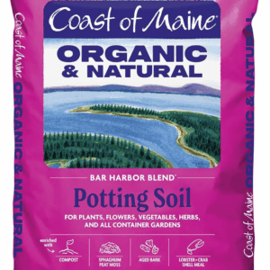Bar Harbor Blend (2 Cu Ft) Organic and Natural Potting Soil for Houseplants, Flowers, Vegetables, Herbs and Containers
