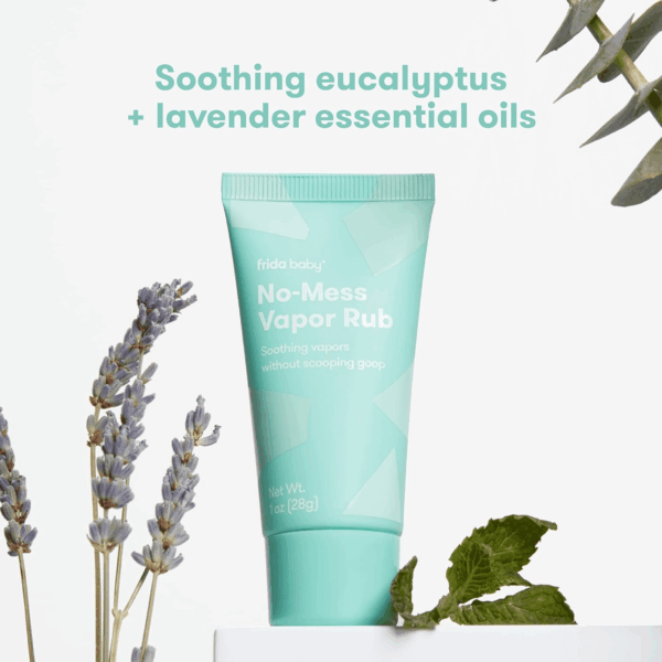 No-Mess Vapor Rub, Baby Vapor Rub for Chest, Neck, Back + Foot,Non-Staining, Petroleum-Free Hands-Free Applicator Tube, Soothing Eucalyptus & Lavender for Sleep - Image 4