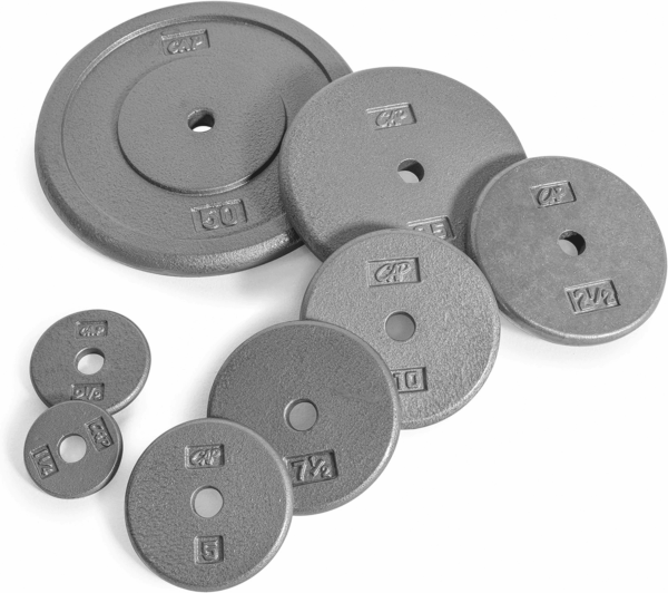 Cast Iron Standard 1-Inch Weight Plates| Multiple Options - Image 2