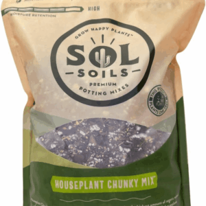 Chunky Houseplant Mix - Fast Draining Soil for Indoor Plants with Coco Coir Chips, Perlite, & Pumice, 1 Gallon