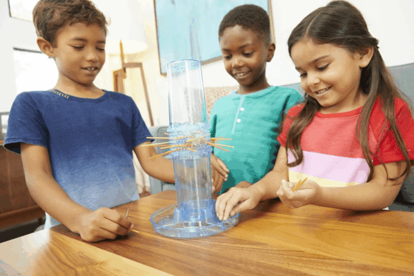 Kerplunk Kids Game, Easy-To-Learn Family Game for 2 to 4 Players, Don'T Let the Marbles Fall - Image 2