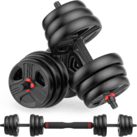 Adjustable Dumbbells, 20/30/40/55/60/70/80/90Lbs Free Weight Set with Connector, 2 or 3 in 1 Dumbbells Used as Barbell, Kettlebells, Fitness Exercises for Home Gym Suitable for Men/Women - Image 9