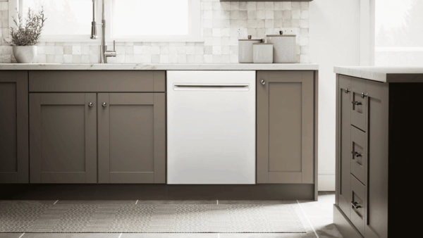 24" Built-In Stainless Steel Tub Dishwasher with Easyflex 3Rd Rack, Smartwash, Ultrawash Plus, Turbodry, Morespace plus Adjustable Rack, Energy Star Certified, White - Image 3