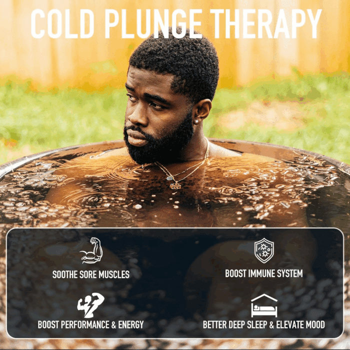 XL 129 Gals Oval Ice Bath Tub with Cover, Portable Cold Plunge for Cold Water Therapy and Recovery - Image 6