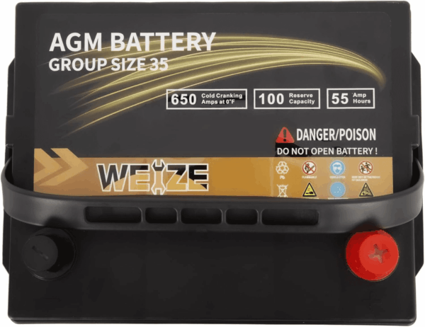 Platinum AGM Battery BCI Group 35 Automotive Battery, 100RC, 650CCA, 36 Months Warranty - Image 4