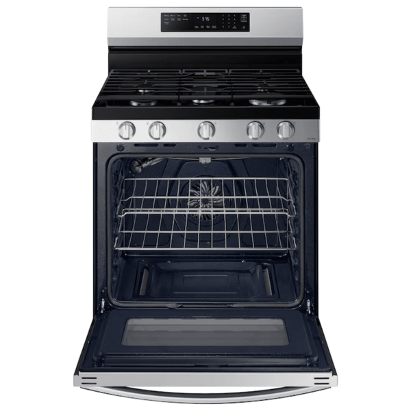 30-In 5 Burners 6.0-Cu Ft Air Fry Convection Oven Freestanding Natural Gas Range ( Fingerprint Resistant Stainless Steel ) - Image 2