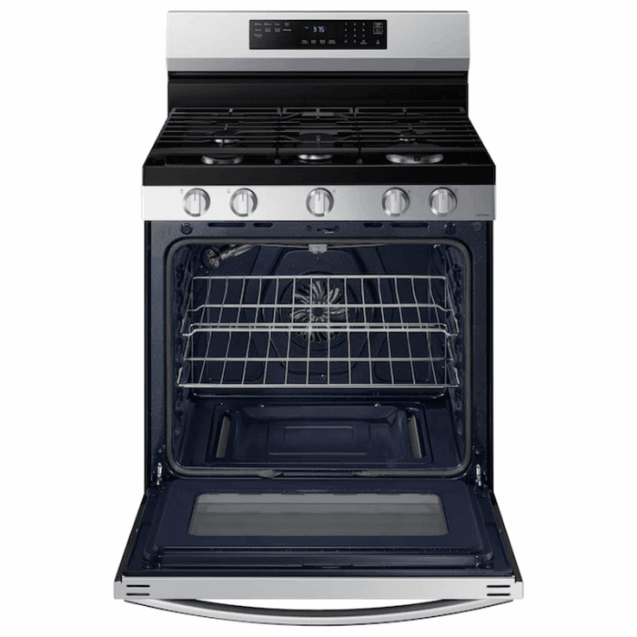 30-In 5 Burners 6.0-Cu Ft Air Fry Convection Oven Freestanding Natural Gas Range ( Fingerprint Resistant Stainless Steel ) - Image 2