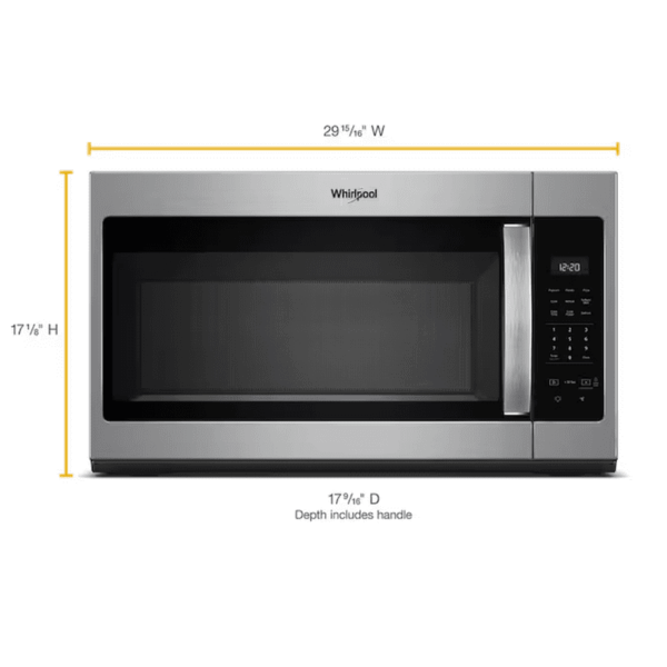 1.7-Cu Ft 29.94-In Over-The-Range Microwave ( Fingerprint Resistant Stainless Steel ) - Image 3