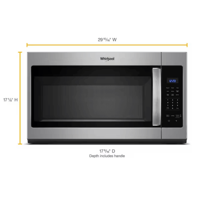 1.7-Cu Ft 29.94-In Over-The-Range Microwave ( Fingerprint Resistant Stainless Steel ) - Image 3