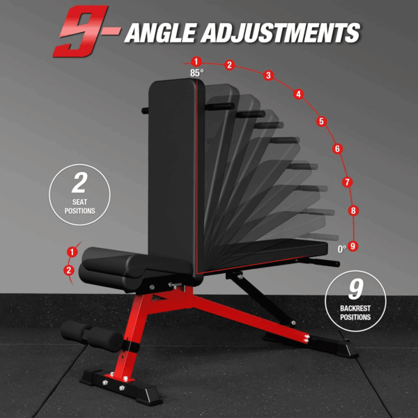 Power Cage,1200Lbs Multi-Function Power Rack with LAT Pulldown, Low Row Pulley System and More Training Attachment, Packages with Weight Bench, Olympic Barbell Weight Set - Image 7