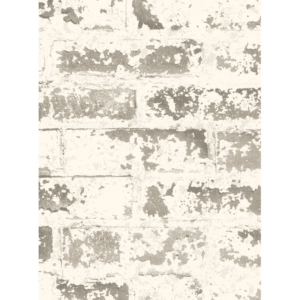 48-In X 96-In Embossed White MDF Wall Panel Faux Brick