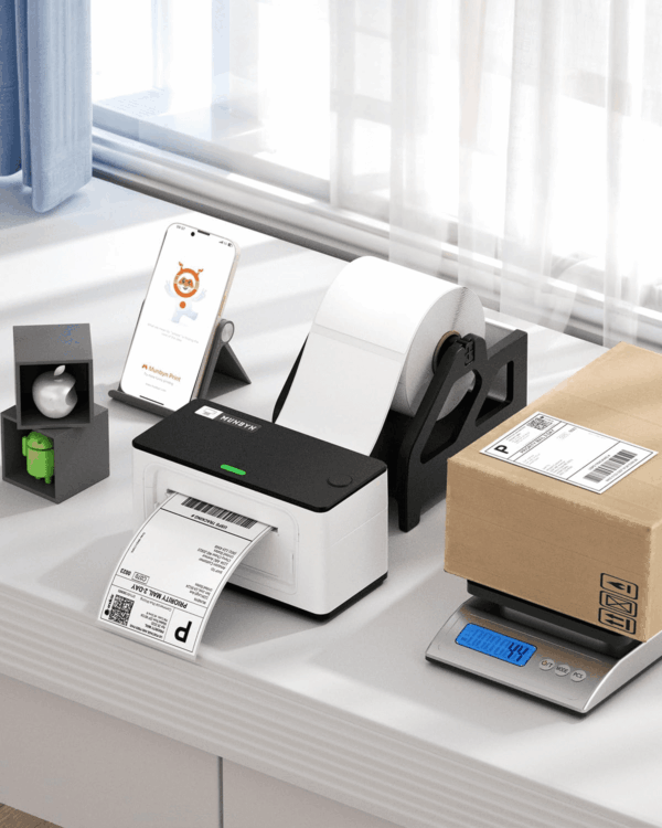 Thermal Direct Shipping Labels, 4X6 Labels for Thermal Printer, 500 Sheets/1 Rolls, Commercial Grade - Image 6