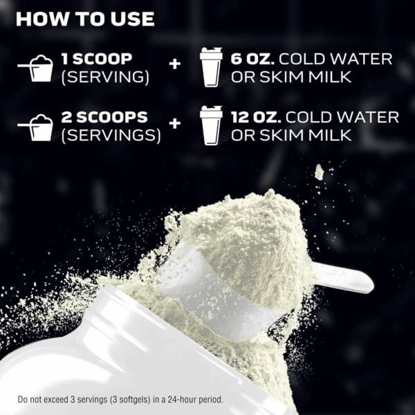 Grass-Fed Whey Protein Powder (Deluxe Vanilla, 1.8LB) - Whey Protein Smoothie & Milk Shake Mix Supports Muscle Gain & Recovery - 20G of Whey Protein for Women & Men - Non-Gmo & Gluten-Free - Image 5
