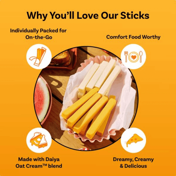 Dairy Free Mozzarella Style Vegan Cheese Sticks - Image 6