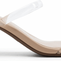 Sandal Heels for Women Low Square Open Toe Block Chunky Heels Slip on Slides Mules for Party Homecoming Daily - Image 2