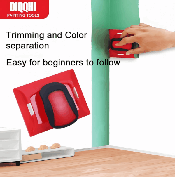 Paint Edger Trimmer with 2 Replacement Pads | Precision Trim Painting Tool for Walls, Ceilings & Corners - Straight Edge Painting Kit for Flawless Cutting-In - Image 2