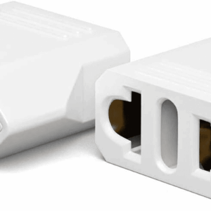 European to US Plug Adapter,  EU to US Adapters, Europe to USA Plug Adaptor, 220V to 110V Plug Pin Converter, Travel Adapters European to American, Canada, Mexico, Type A, 2-Pack
