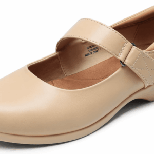 Womens Ballet Mary Jane Flats, Comfortable Business Office Dress Shoes for Women Dressy and Work with Ankle Strap