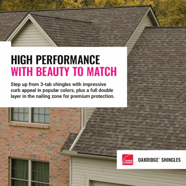 Oakridge AR Onyx Black Algae Resistant Architectural Roof Shingles ( 32.8-Sq Ft per Bundle ) - Image 4
