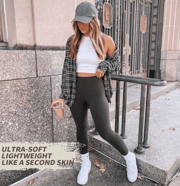 3 Pack Leggings for Women-No See-Through High Waisted Tummy Control Yoga Pants Workout Running Legging - Image 3
