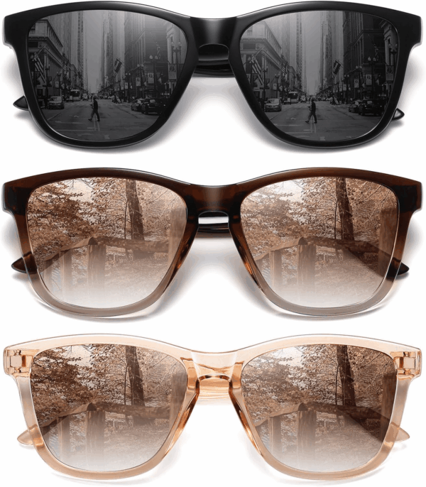 Polarized Sunglasses for Women Men Trendy Classic Retro Designer Style Fashion UV400 Protection