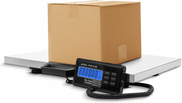 Industrial Scale, Platform Scale, Shipping Scale, Heavy Duty Scale, 400 LB, Shipping Scale for Packages, Large Scale, Postal Scale, Floor Scale, Digital Scale for Shipping, Package Weight Scale, 22X18