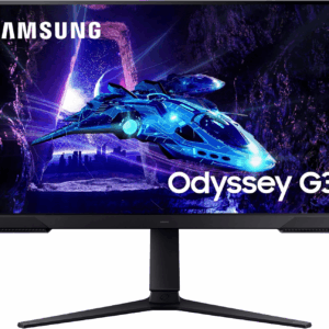 27-Inch Odyssey G3 (G30D) Series FHD Gaming Monitor, 1Ms, 180Hz, AMD Freesync, Adjustable Stand, Black Equalizer, Virtual Aim Point, Eye Saver Mode, Flicker-Free, LS27DG302ENXZA, 2024