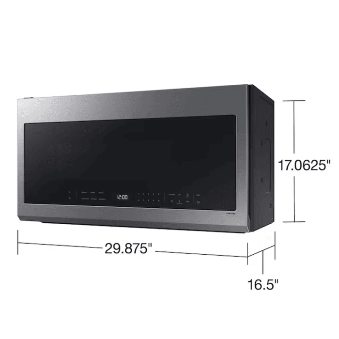 2.1-Cu Ft 29.87-In Over-The-Range Microwave with Sensor Cooking ( Stainless Steel ) - Image 11