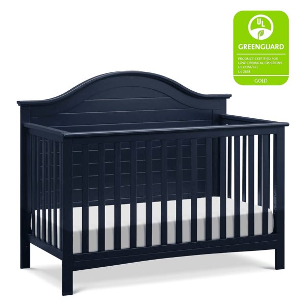 Nolan 4-In-1 Convertible Crib in Navy, Greenguard Gold Certified - Image 2