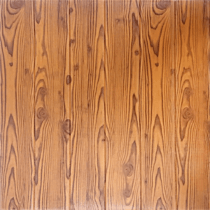 28-In X 28-In Embossed Orange, Brown Polyurethane Wall Panel Wood