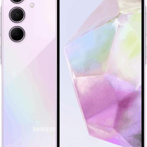 Galaxy A35 5G a Series Cell Phone, 128GB Unlocked Android Smartphone, AMOLED Display, Advanced Triple Camera System, Expandable Storage, Rugged Design, US Version, 2024, Awesome Lilac