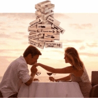 Lust Tower - Super Naughty Game for Adults, 48Pcs Couples Tumbling Block Game, Valentine Stacking Wooden Blocks for Grown Ups (1 Set) - Image 3
