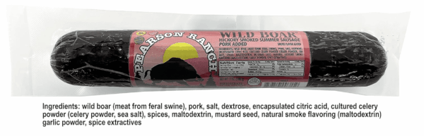 PEARSON RANCH Wild Game Meat Summer Sausage Variety Pack of 5 Elk, Buffalo Wild Boar, & Fender Blend (Rabbit, Alligator, Venison, Elk, Buffalo) Exotic Meat Summer Sausage Sampler, Gluten-Free Exotic Sausage - Image 4