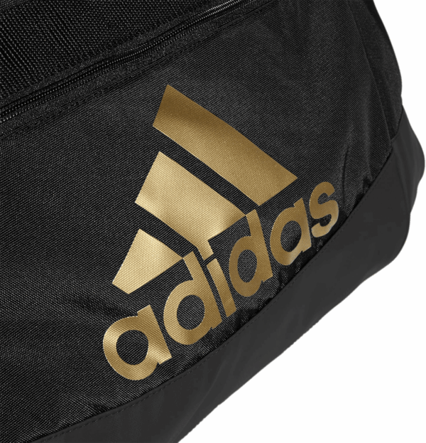 Unisex Defender 4.0 Gym Duffel Bag for Men and Women, Black/Gold Metallic, Small (38L) - Image 5