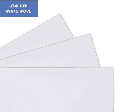 Standard A2 Invitation Envelopes, Gummed Closure, 4-3/8" X 5-3/4", Premium 24-Lb Paper, White, 100 per Box (CO198) - Image 3