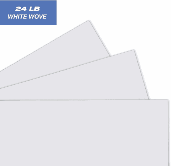 Standard A2 Invitation Envelopes, Gummed Closure, 4-3/8" X 5-3/4", Premium 24-Lb Paper, White, 100 per Box (CO198) - Image 3