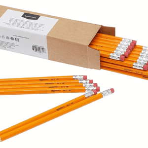 Woodcased Classroom #2 Pencils with Erasers, Pre-Sharpened, HB Lead, Value Pack of 30 Count, Orange