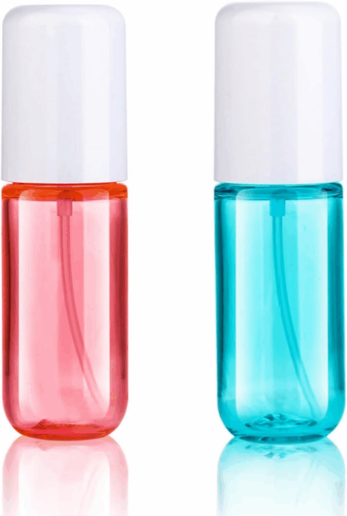 Small Spray Bottles Travel Size 1.35Oz 40ML, Fine Mist Plastic Spray Bottles, Refillable Empty Spray Bottle for Toners, Perfume, Face& Hair Spray