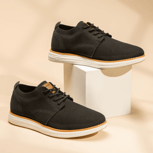 Men'S Knitflex Breeze Mesh Sneakers Oxfords Lace-Up Lightweight Casual Walking Shoes - Image 9