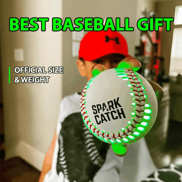 Light up Baseball, Glow in the Dark Baseball, Sports Gear Accessories Gifts for Boys 8 9 10 11 12 13 14 15 Years Old, Kids Teens All Ages Gift Ideas - Image 3