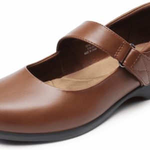 Womens Ballet Mary Jane Flats, Comfortable Business Office Dress Shoes for Women Dressy and Work with Ankle Strap