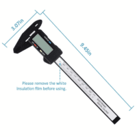 Digital Caliper,  0-6" Calipers Measuring Tool - Electronic Micrometer Caliper with Large LCD Screen, Auto-Off Feature, Inch and Millimeter Conversion - Image 2