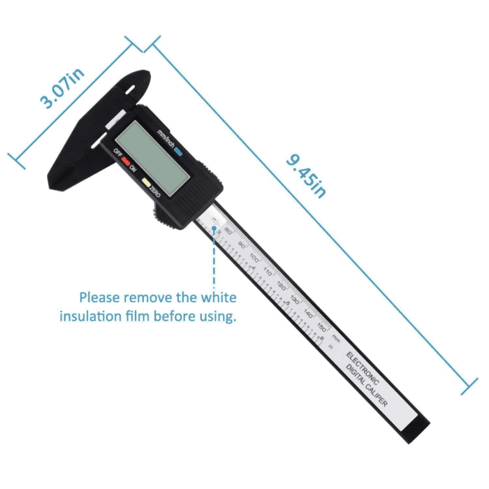 Digital Caliper,  0-6" Calipers Measuring Tool - Electronic Micrometer Caliper with Large LCD Screen, Auto-Off Feature, Inch and Millimeter Conversion - Image 2