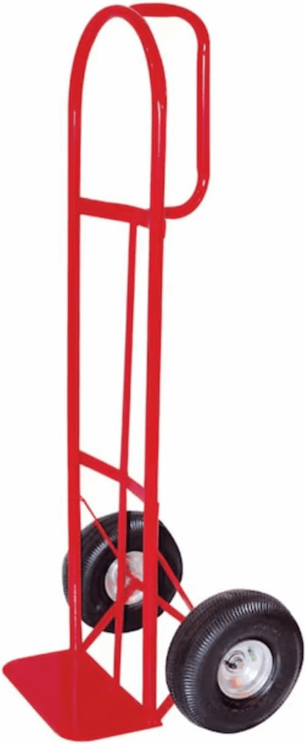Steel Pneumatic Hand Truck Dolly - 500-Lb. Capacity, 10In. Tires, Premium American Red Finish
